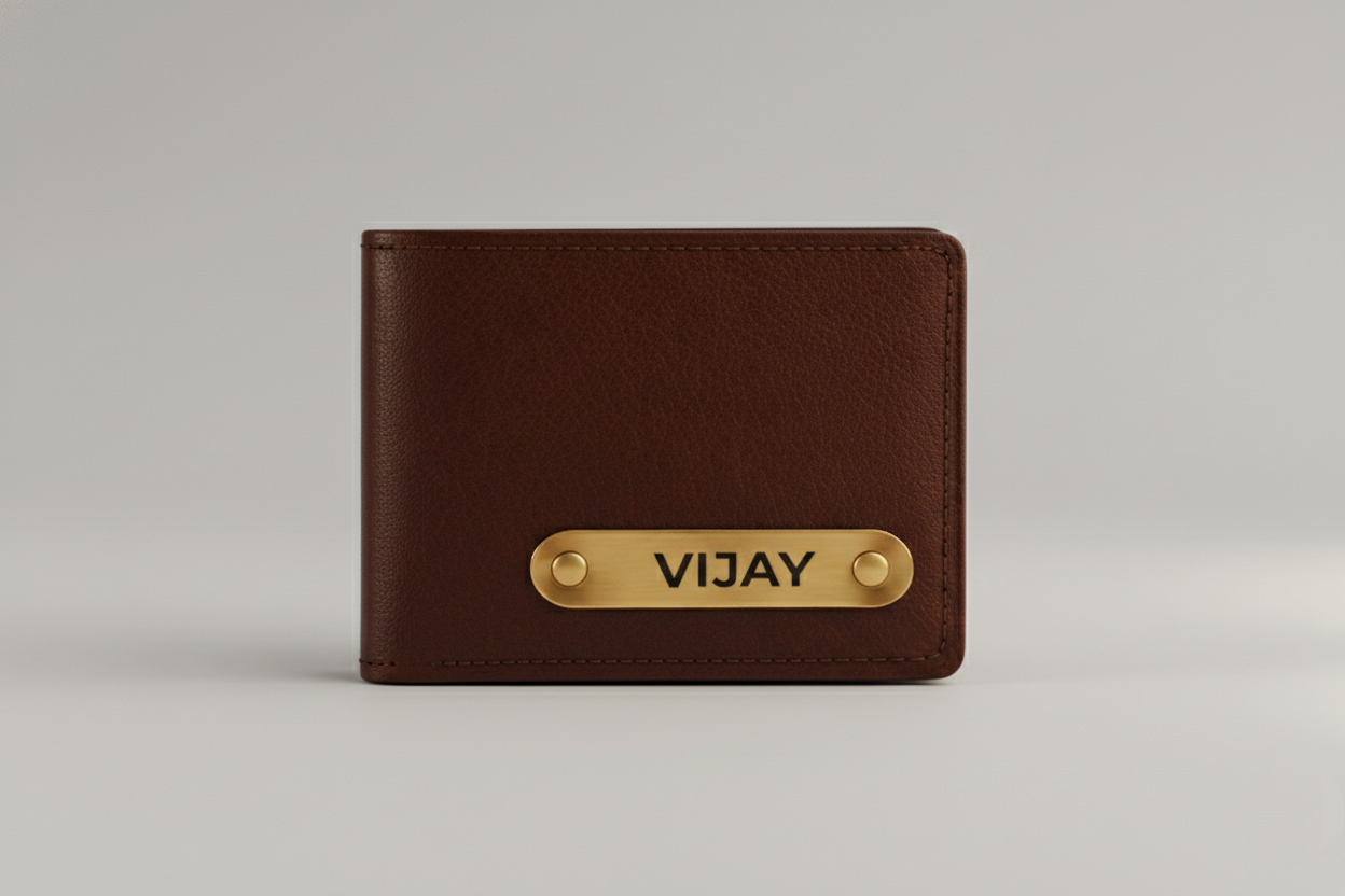 Personalized Name Wallet + Free Keychain