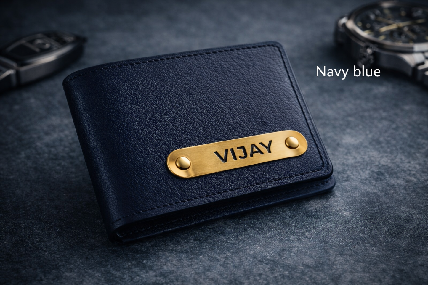 Personalized Name Wallet + Free Keychain